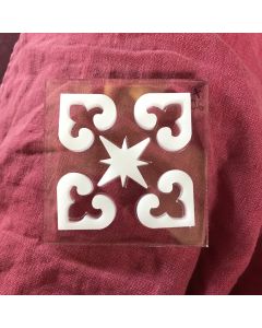 Star and Seeblatt Acrylic Stamp